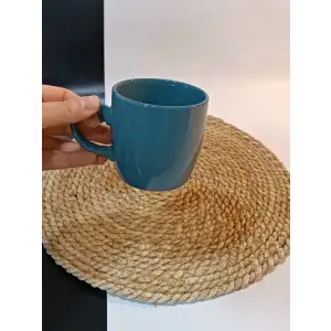 Keramika Seramik Renkli Kupa 9 cm