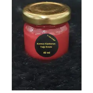 Kırmızı Kantoron Yağı Kremi 40ml Yatak, Pişik, Yanık Kremi Doğal (Her Evde Olması Gerekir) El yapımı