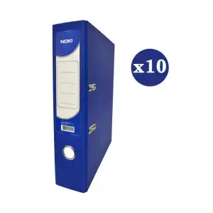 Klasör Plastik Çıtalı Geniş Mavi 10’lu