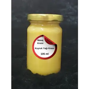 Kuyruk Yagı Kremi El yapımı [kutusuz Cam Kavanoz 105 Ml.] Özel Güçlendirilmiş Doğal Formülüyle