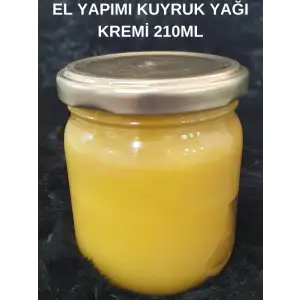 Kuyruk Yagı Kremi El yapımı [kutusuz Cam Kavanoz 210 Ml.] Özel Güçlendirilmiş Doğal Formülüyle