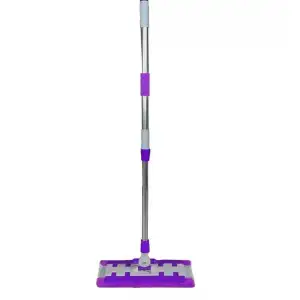 Mandallı Mop Yer Duvar Cam Çok Amaçlı Paspas Temizlik Mendili Uyumlu 2bez Hediye Kıskaçlı Yengeç Mop