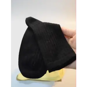 Siyah Sade Kadın Çorabı