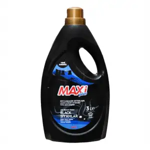 Maxi Plus Sıvı Çamaşır Deterjanı 3 Kg Siyahlar