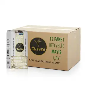 Mayıs Çayı Beyaz Paket Tea1986 500Gr 12li Paket x 2 - 24 paket