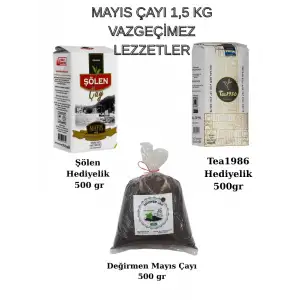 Mayıs Çayı Seti Tea1986, Şölen ve Değirmen Çayı 3’lü İlk Hasat (3 x 500 gr)
