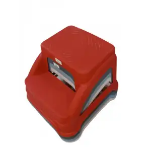 Merdivo Beyaz Pembe Mor Gri Kırmızı Plastik Basamak Merdiven Kamp Tabure