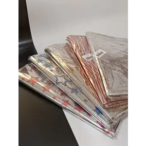 Metalize Hediye Paketi Bantlı Yapışkanlı 30x45cm 100 Adet
