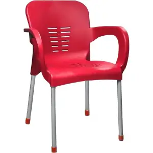 Mevsim Paris Plastik Sandalye Kırmızı