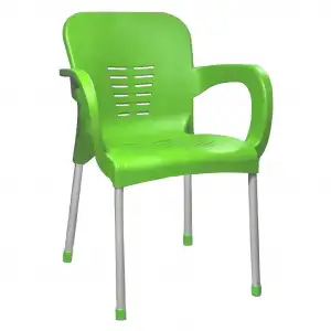 Mevsim Paris Plastik Sandalye Yeşil
