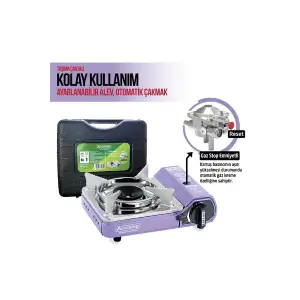 Mini Portatif Kamp Ocağı Orman Lezzetleri