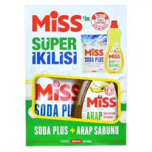 Miss 1 Lt 500 Gr Soda Ve 1 Lt Arap Sabunu 2 Li Pk