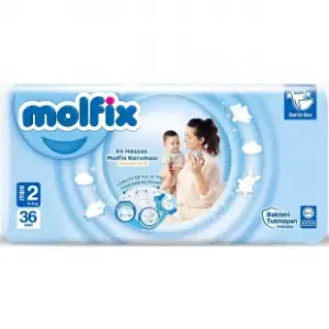 Molfix Mini Bantlı Bebek Bezi 36 Adet