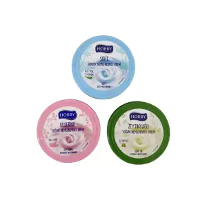 Nemlendirici Krem Aloavera, Zeytin, Shea Yağı 20 Ml. Küçük Cep Kremi 3 Adet