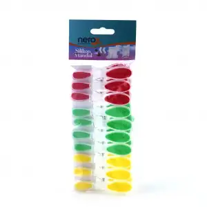 Nerox Silikon Mandal Şeffaf 10lu Nrx-1140