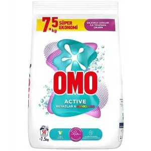Omo Matik 7.5 Kg Active Beyazlar &amp; Renkliler