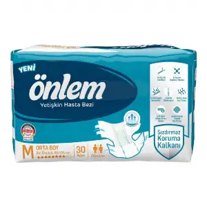 Önlem Bel Bantlı Yetişkin Hasta Bezi 30 Lu Medıum