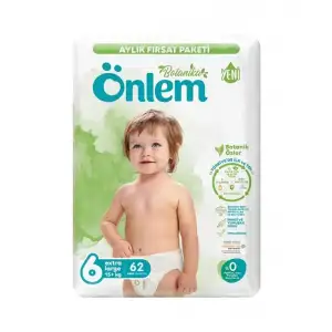 Önlem Çocuk Bezi No:6 E.large 15+kg 62 Li