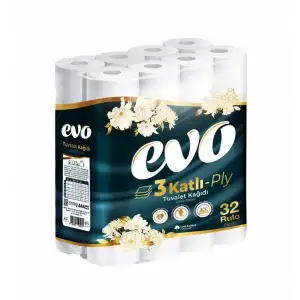 Only Evo 32 Li Tuvalet Kağıt 3 Katlı