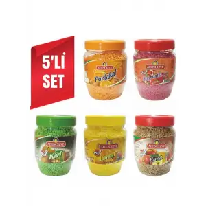 Oralet 5li Set 300 gr x 5 Adet ( Portakal, Limon, Kuşburnu, Kivi, Elma )