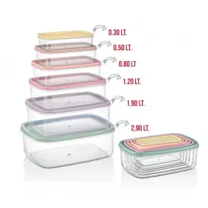 Organizers Stackıt Saklama Kabı 6 Lı Org-400