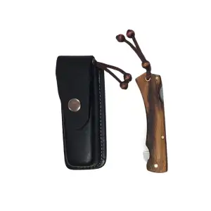 Outdoor Kılıflı Çakı Kamp Bıçağı Çakı Bıçağı Piknik Bıçak Çakısı Epokis 4116 Düz Ağız 9cm