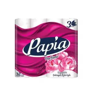 Papia 32 Li Tuvalet Kağıt 3 Katlı Parfümlü