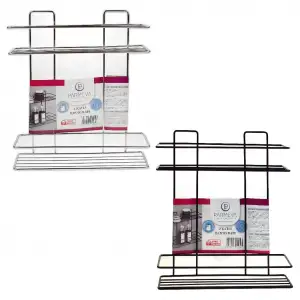 Parmeva 2 Katlı Düz Banyo Rafı Pmk-575