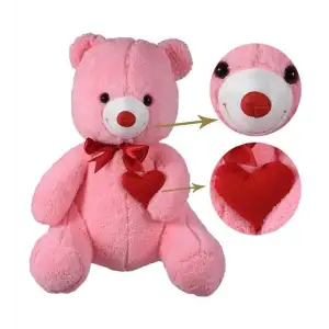 Peluş 80 Cm Kalpli Ayı Pl62531