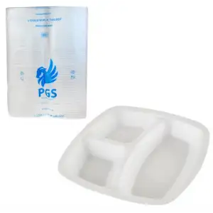 Pgs Köpük Tabak 3 Bölmeli 200 Lü