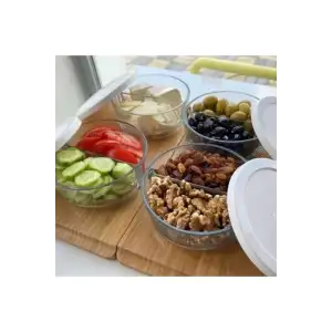 Polar Iki Bölmeli Kahvaltılık Saklama Kabı 4 Adet