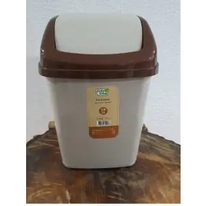 Polytime Fantastik Çöp Kovası 2,5 Litre Kahverengi
