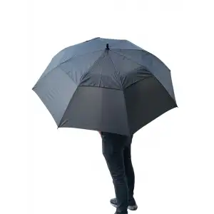 Protokol Büyük Boy Karbon Fiber Baston Şemsiye 150 cm Çap