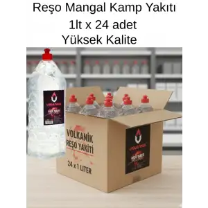 Reşo Mangal Kamp Osmanlı Ocağı Yakıtı 1 Lt x 24 adet 1 koli