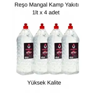 Reşo Mangal Kamp Osmanlı Ocağı Yakıtı 1 Lt x 4 adet
