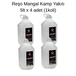 Reşo Mangal Kamp Osmanlı Ocağı Yakıtı 5 Lt x 4 adet 1 koli