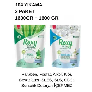 Roxy Toz Sabun Bahar Çiçekleri Ve Aloavera 2 X 1600 Gr