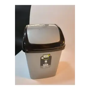 Sallanır Kapak Plastik Banyo Mutfak Çöp Kovası Kutusu / 2,5 Litre