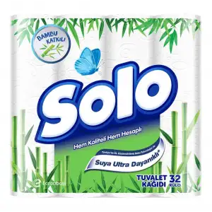 Solo 32 Li Tuvalet Kağıt Bambu