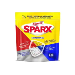 SparX Diamond Bulaşık Makinesi Kapsülü 240lı Yerli ve Milli