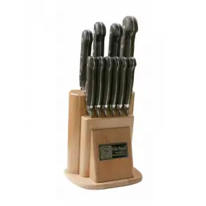 Sürbisa 61500-YM-N Naturel Ahşaplı Mutfak Seti Pimli Sap