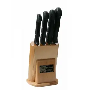 Sürbisa 61502-N Naturel Ahşaplı Mutfak Seti Pimli Sap