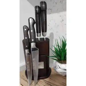 Sürbisa Ahşap Standlı 61502 Ym 4lü Bıçak Seti