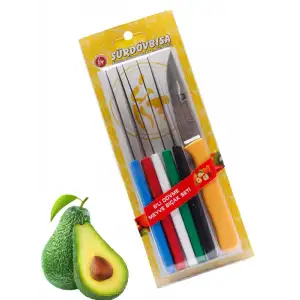 Sürdövbisa 61010 6lı Meyve Seti (Sivri Uç ) Karma