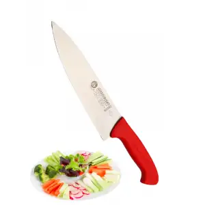 Sürdövbisa F61053 Plastik Pimsiz Sap Şef Bıçağı (SİYAH SAP)