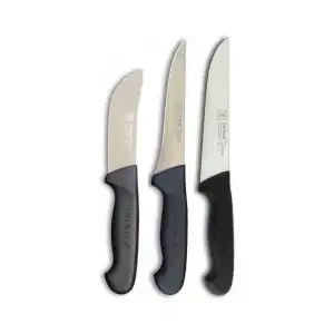 Sürmene 3 Parça Kurban Bıçak Seti Yüzme Soyma Doğrama