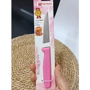 Sürmene 61004 Mutfak Bıçağı (9,50 Cm) Pembe