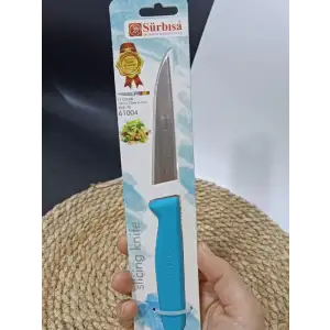 Sürmene 61004 Mutfak Bıçağı (9,50 Cm) Turkuaz