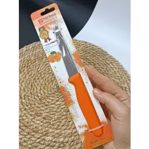 Sürmene 61004 Mutfak Bıçağı (9,50 Cm) Turuncu