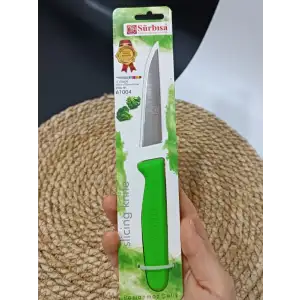Sürmene 61004 Mutfak Bıçağı (9,50 Cm) Yeşil